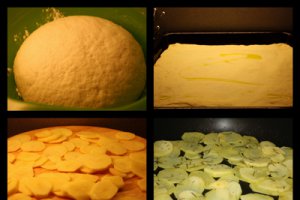Pizza patate e formaggio
