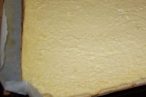 Prajitura cu aluat fraged si branza de vaci