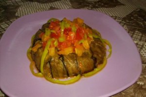 Vanata impanata cu carne tocata