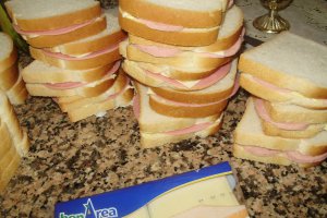 Sandwich-uri  calde cu vinete pane sau cu   mozzarella