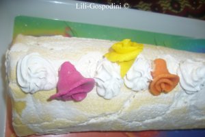 Rulada cu crema de lamaie