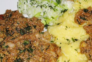 Ficatei de pui cu otet balsamic si mamaliguta