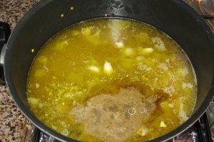 Supa crema de linte( de post)- "Şorbat adass"