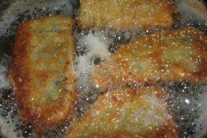 File de merluciu pane