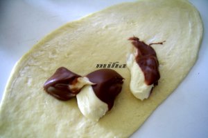 Ensaimadas cu ciocolata
