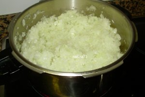 Tocanita de ceapa cu mamaliguta-post