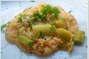 Pilaf de orez cu praz(de post)
