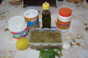 Salata de vinete cu pasta de susan- Mutabal betinjean –specifica tarilor arabe