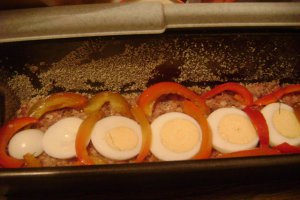 Aperitiv cu carne tocata