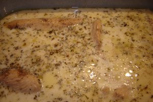 Piept de curcan cu lapte
