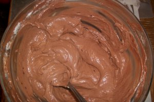 Gofre cu mascarpone de cacao