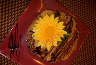 Gofre cu mascarpone de cacao