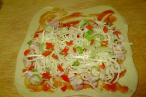 Baghete  cu bacon si cascaval