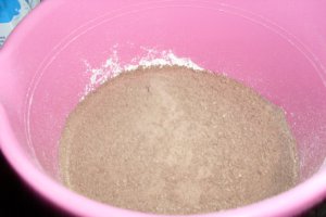Briose cu Nesquik , budinca si inghetata