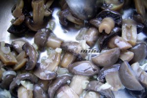 Chiftelute cu ciuperci si sos de rosii