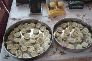"Şişbarak bi laban"- Placintele cu carne in supa de iaurt