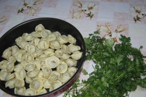"Şişbarak bi laban"- Placintele cu carne in supa de iaurt