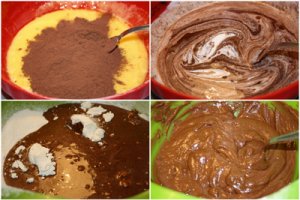 Muffins  cu cafea mocha si ciocolata