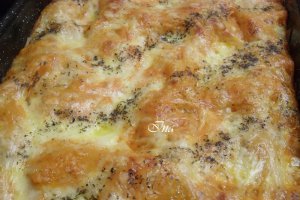 Lasagna cu ciuperci  si afumatura