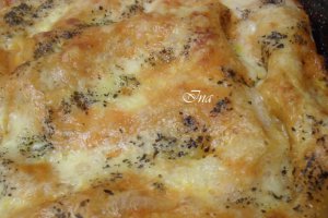 Lasagna cu ciuperci  si afumatura