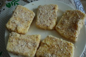Mamaliga cu branza, pane