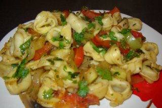 Tortellini cu legume