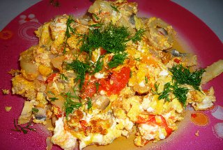 Omleta vegetariana