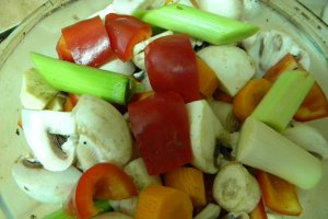 Rasol alb de manzat cu legume la cuptor