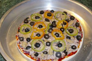 Pizza rapida cu ton