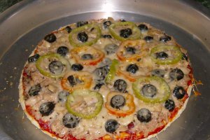 Pizza rapida cu ton
