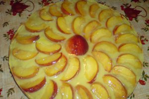 Tarta cu piersici