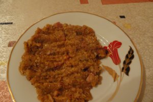Varza calita cu piept de porc afumat