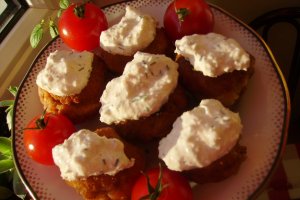 Ciuperci umplute pane