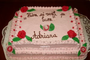 Tort   botez "Adriana"