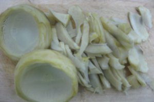 Salata de artichoke(anghinare) si fenicul