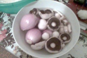 Pilaf de orez cu ciuperci