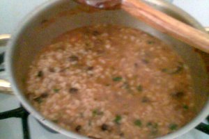 Pilaf de orez cu ciuperci