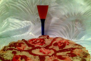 Pizza cu cascaval de oaie