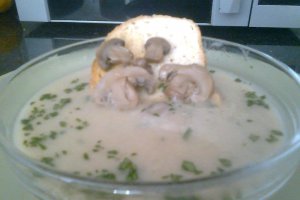 Supa crema de ciuperci