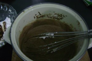Tarta cu afine si mousse de ciocolata