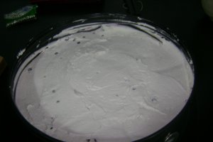 Tarta cu afine si mousse de ciocolata
