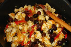 Pui cu porumb si curry