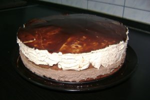 Tort cu mousse de cafea si ciocolata