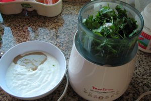 "Bagdunesieh"-Salata de patrunjel verde cu iaurt