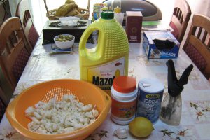Salata de conopida cu pasta de susan –" Maqdous zahra"