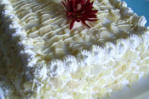 Tort cu mousse de ciocolata alba si lămâie