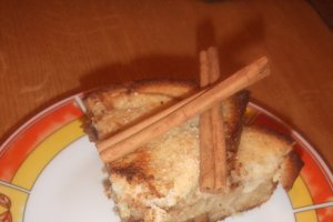 Budinca din cozonac cu scortisoara (la cuptor)