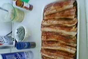 Burta de porc la cuptor