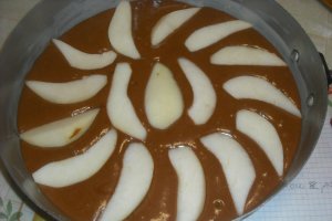 Tarta cu pere si ciocolata