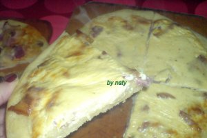 Pizza carbonara